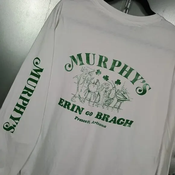Murphys Pub Arizona Vintage 90s Long Sleeve Cartoon Shirt XL Funny Animal Bar - Picture 1 of 6